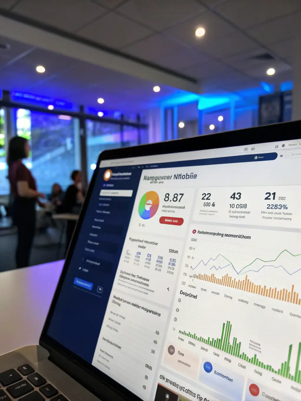 A multi-channel marketing campaign visual, showing LinkedIn integrated with other platforms, symbolizing DI Ascension's brand growth strategy.